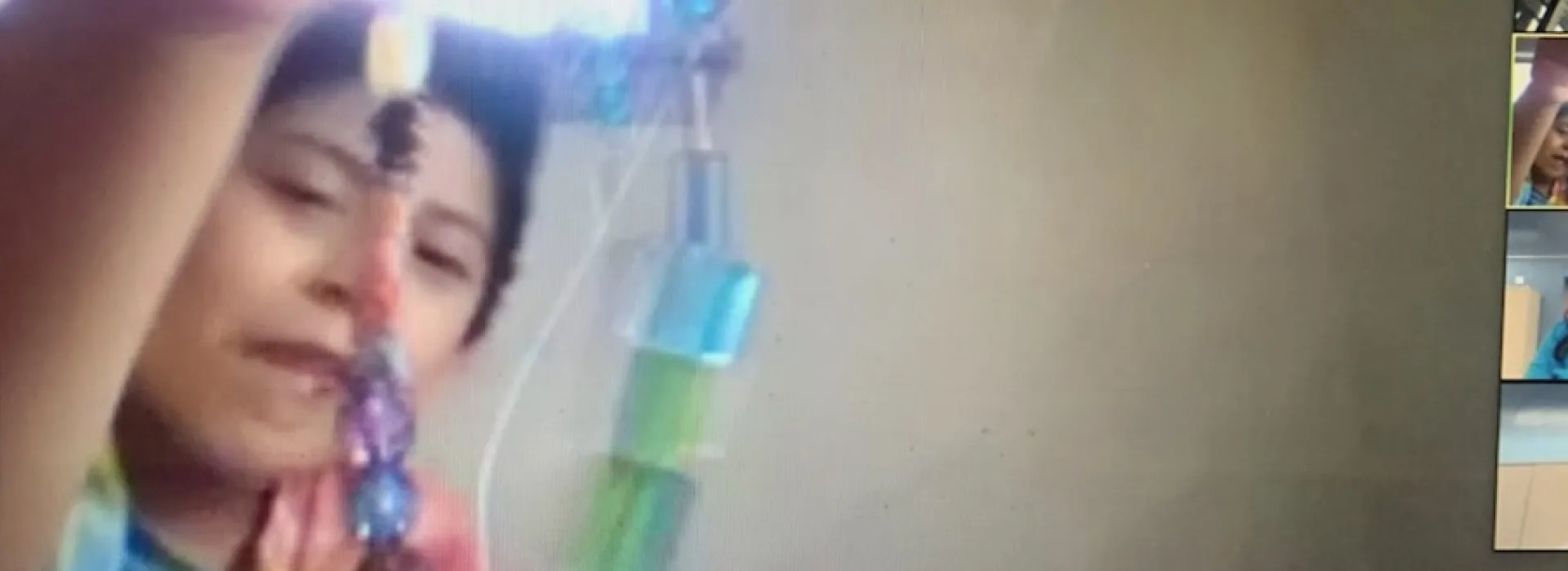 Oropeza student showcasing their art