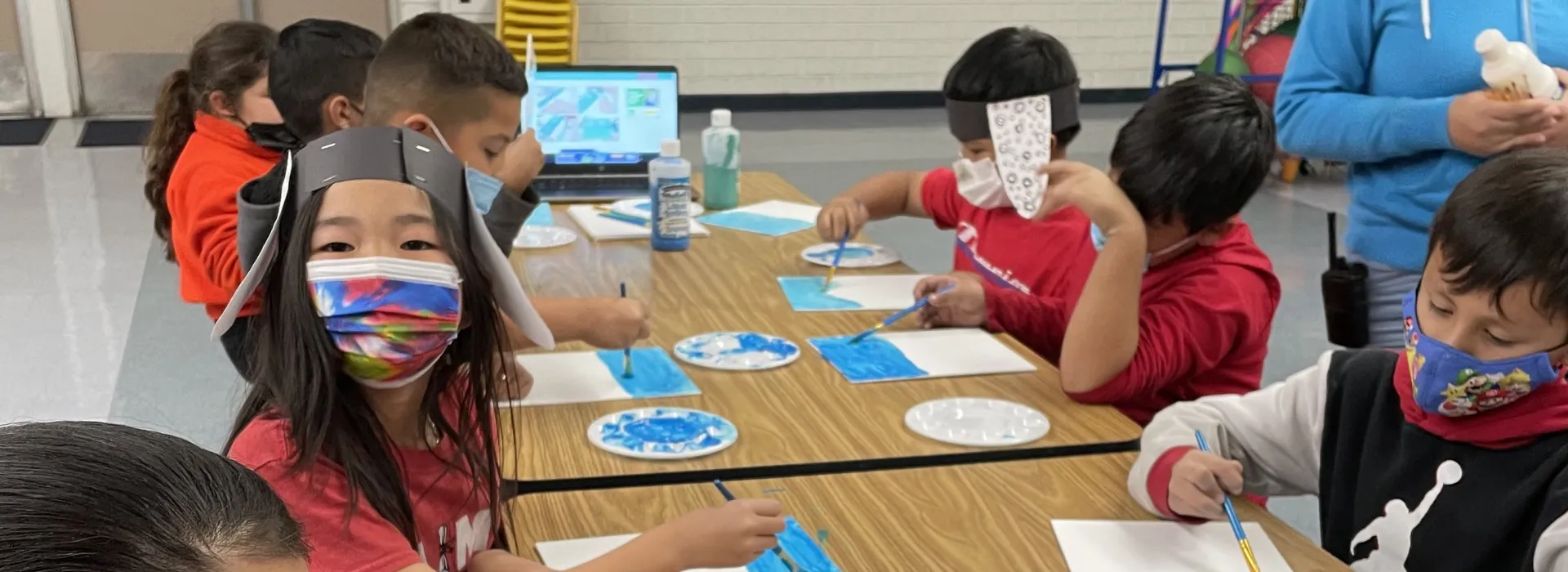 Palms students painting